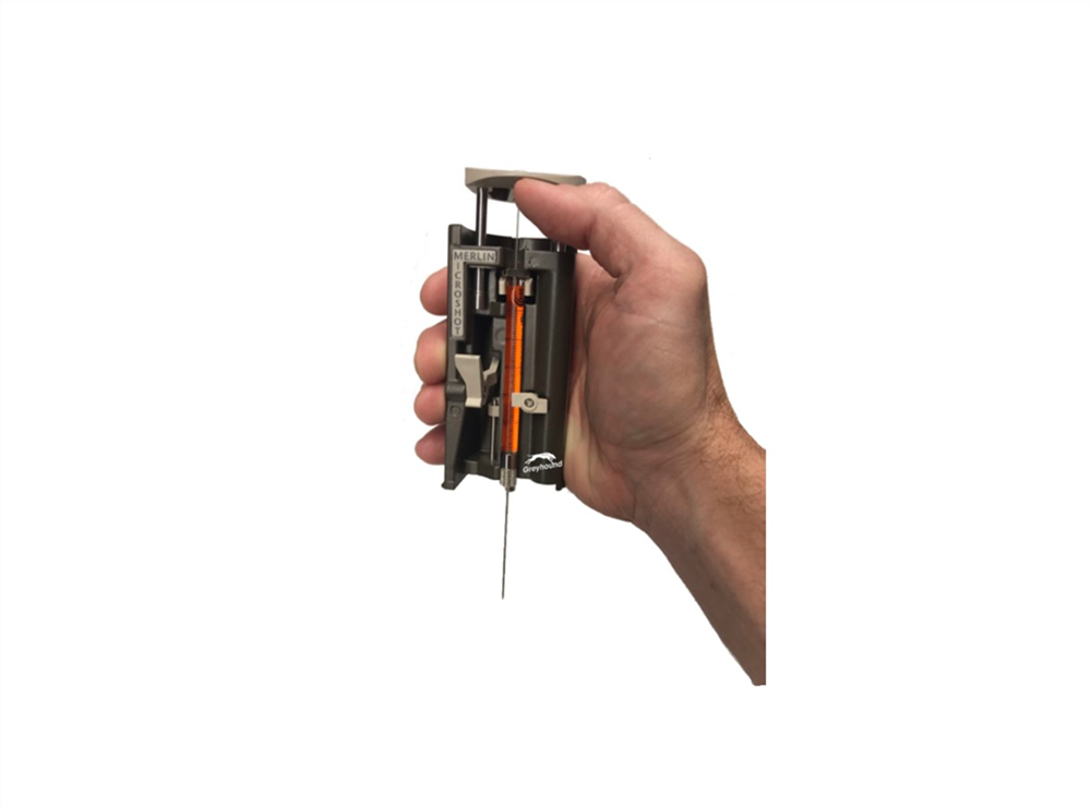 Picture of MicroShot Injector with 0.1µl volume delivery
